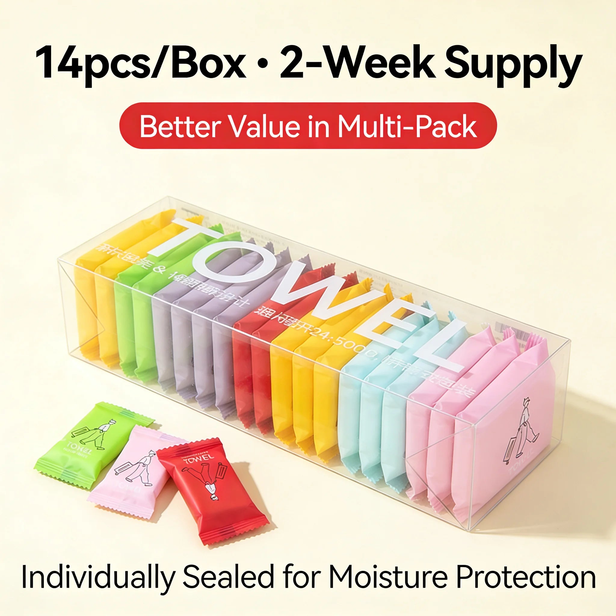 Compressed Candy Travel Towel Disposable
