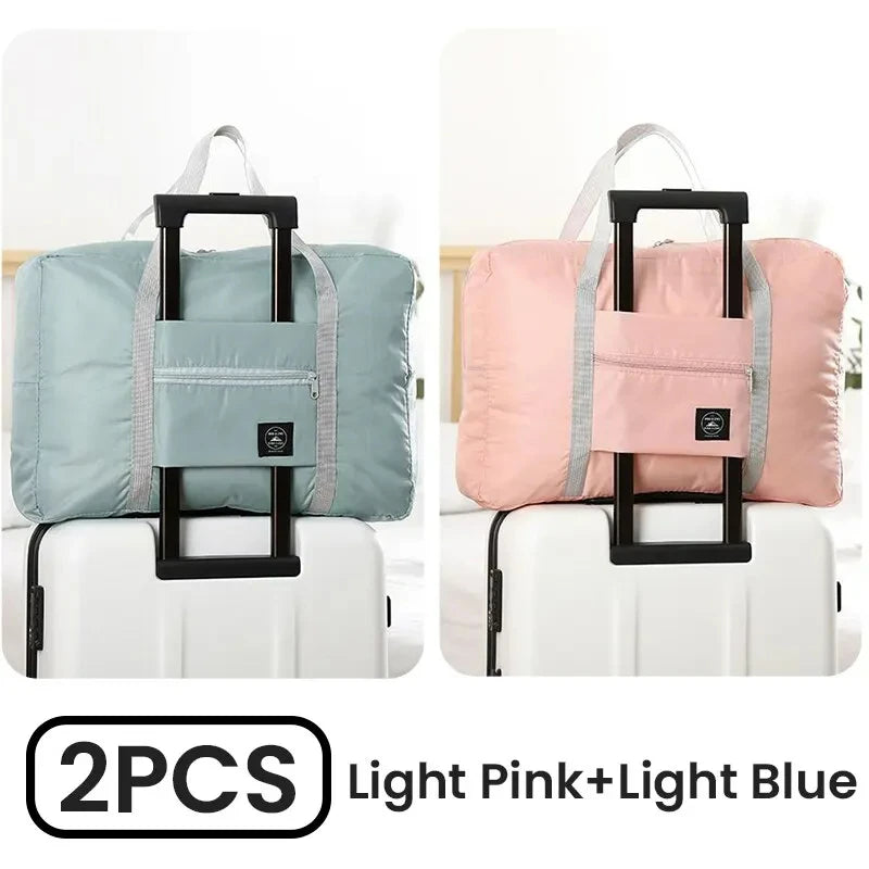 2 Pack Foldable Travel Duffel Bag