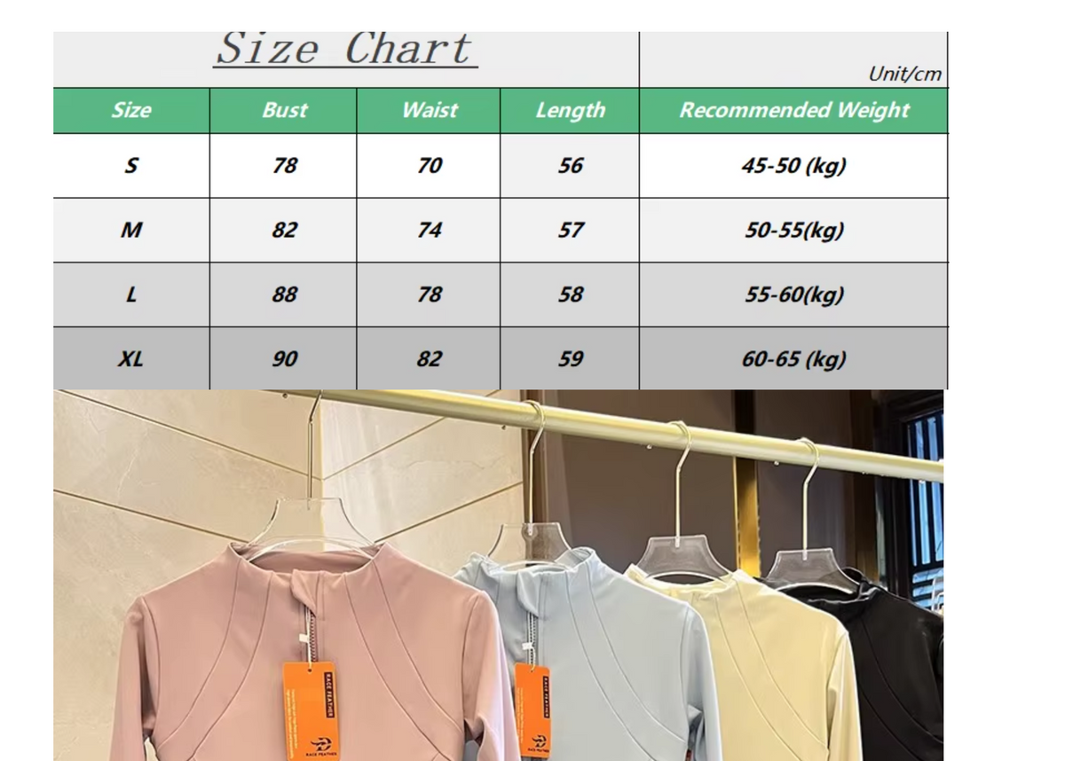 Women's Slim Fit Breathable Nylon Sports Jacket with Zipper
